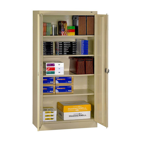 Tennsco 36"W Standard Series Metal Storage Cabinet, 18"D x 72"H