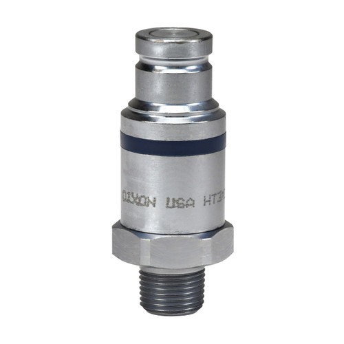 Dixon HT-Series 1/2 in. NPTF Correct Connect Steel Flushface Male Threaded Plug