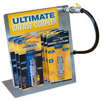 UNIVER-CO LOCK-ON ULTIMATE GREASE COUPLER WITH RELIEF VALVE - COUNTER DISPLAY