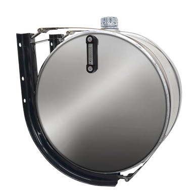 25 Gallon Side Mount Aluminum Hydraulic Oil Reservoir with Rear Ports Buyers Products SMC25AR