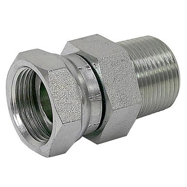 3/8" NPT Male x 1/4" NPT Female Swivel Straight 1404-06-04 Adapter