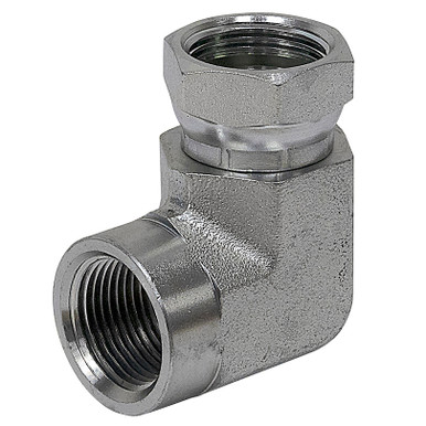 1/4" NPT Female x 1/4" NPT Female Swivel 90 Degree Elbow 1502-04-04 Adapter