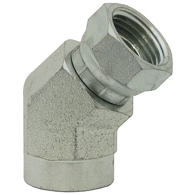 1" NPT Female x 1" NPT Female Swivel 45 Degree Elbow 1504-16-16 Adapter