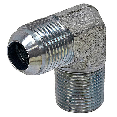 JIC 6 Male x 3/8" NPT Male 90 Degree Elbow 2501-06-06 Adapter