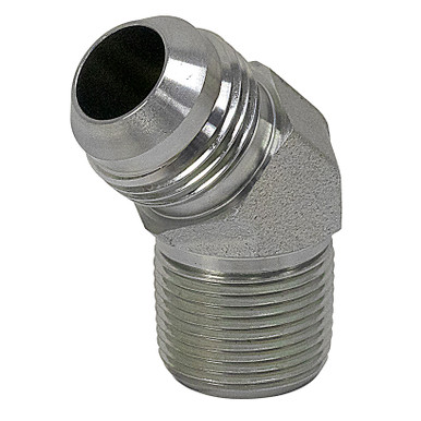JIC 8 Male x 1/2" NPT Male 45 Degree Elbow 2503-08-08 Adapter
