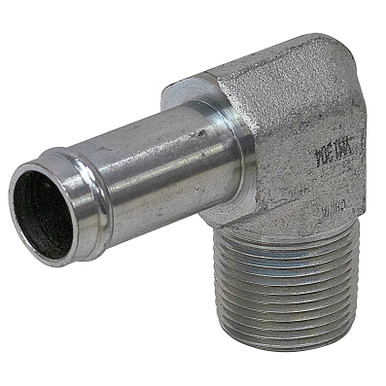 1/2" Hosebarb x 1/2" NPT Male 90 Degree Elbow 4501-08-08 Adapter