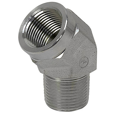 3/4" NPT Male x 3/4" NPT Female 45 Degree Elbow 5503-12-12 Adapter