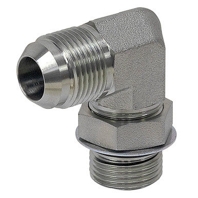 JIC 8 Male x SAE 6 Male 90 Degree Elbow 6801-08-06 Adapter