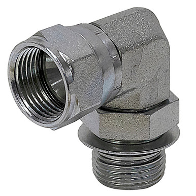 SAE 10 Male x JIC 10 Female Swivel 90 Degree Elbow 6809-10-10 Adapter