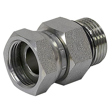 SAE 4 Male x 1/4" NPT Female Swivel Straight 6900-04-04 Adapter