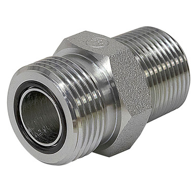 ORFS 6 Male x 3/8" NPT Male Straight FF2404-06-06 Adapter