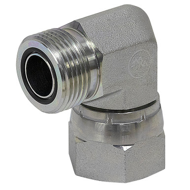 ORFS 4 Male x ORFS 4 Female Swivel 90 Degree Elbow FF6500-04-04 Adapter