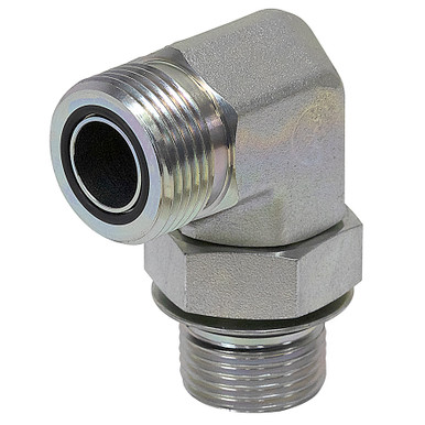 ORFS 4 Male x SAE 4 Male 90 Degree Elbow FF6801-04-04 Adapter