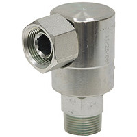 3/4" NPTM x 3/4" NPTF Swivel Live Swivel 90 Elbow Super Swivels 9SS12MP75XPS75ZV