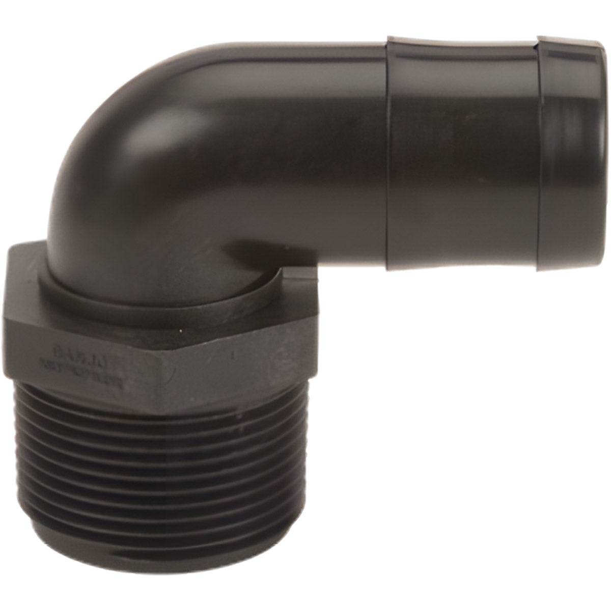 1-1/4 INCH X 1-1/4 INCH MNPT X HOSE BARBPOLY