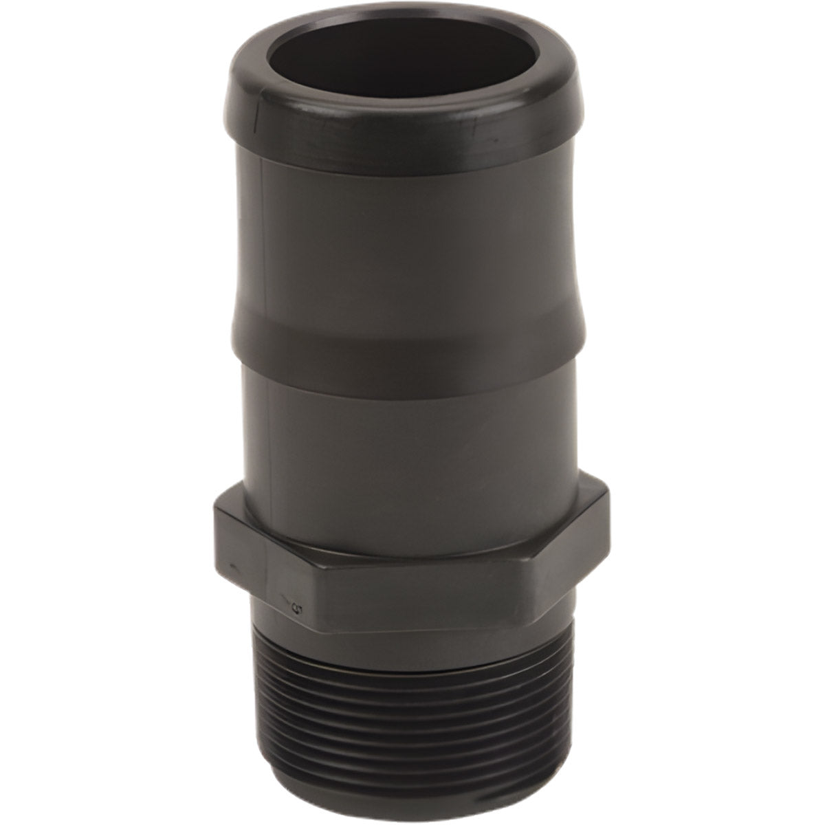1-1/2 INCH MNPT X 2 INCH HOSE BARBPOLY