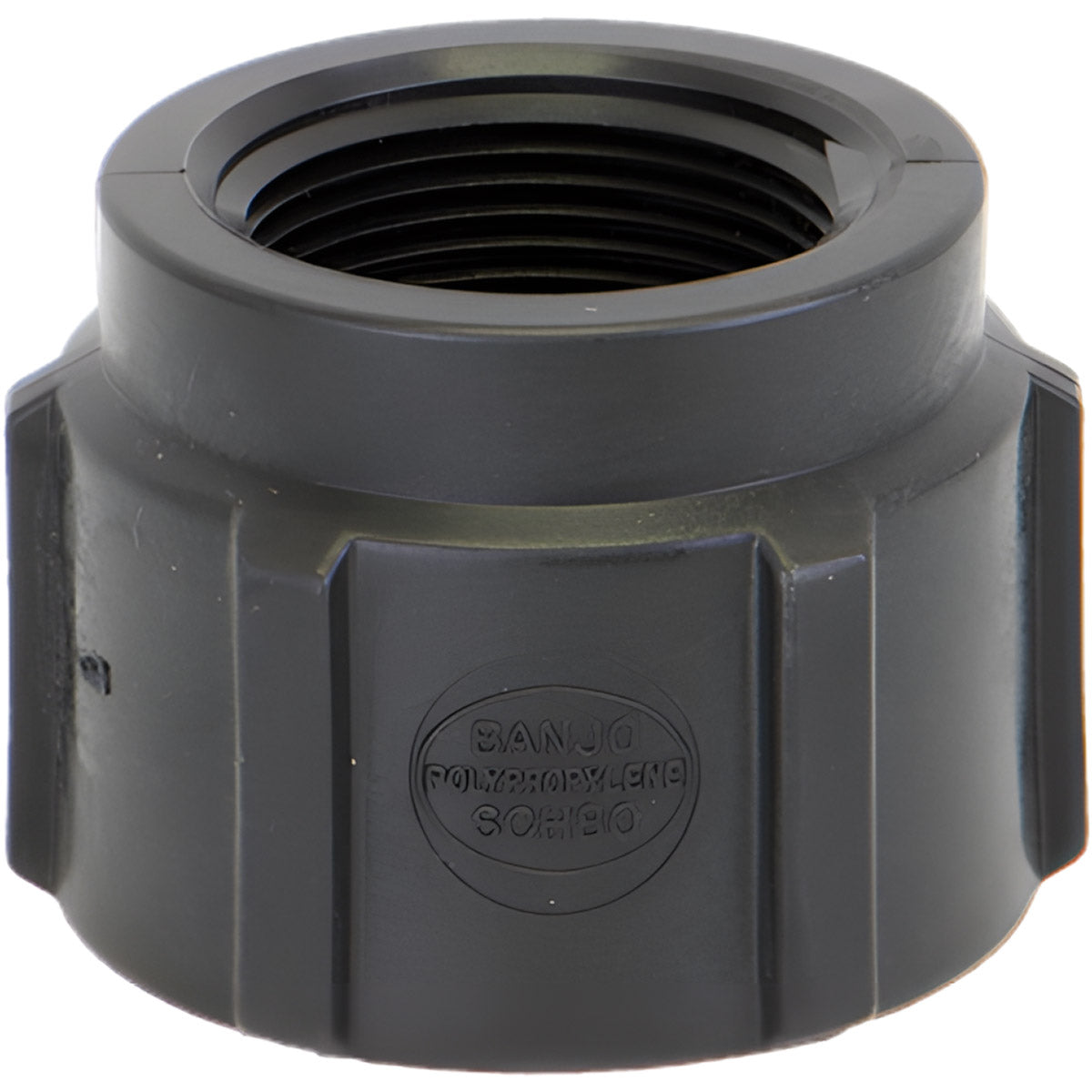 1-1/2 INCH X 1-1/4 INCH MNPT X FNPTPOLY REDUCER COUPLING