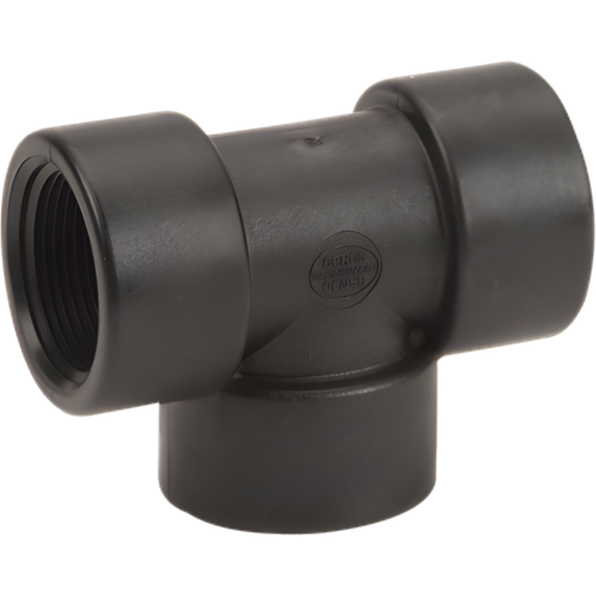 1-1/4 INCH FNPTPOLY TEE