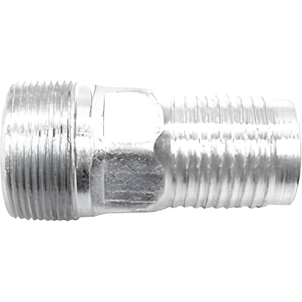 1 INCH X 1 INCH MNPT X HOSE BARBSTEEL - ZINC PLATED