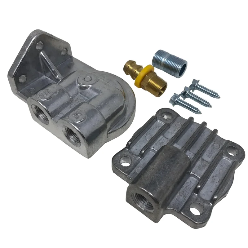 9226/9244 EMPI VW Oil Pump Cover & Filter Adapter + 1/2″ Hose Fitting & Nipple