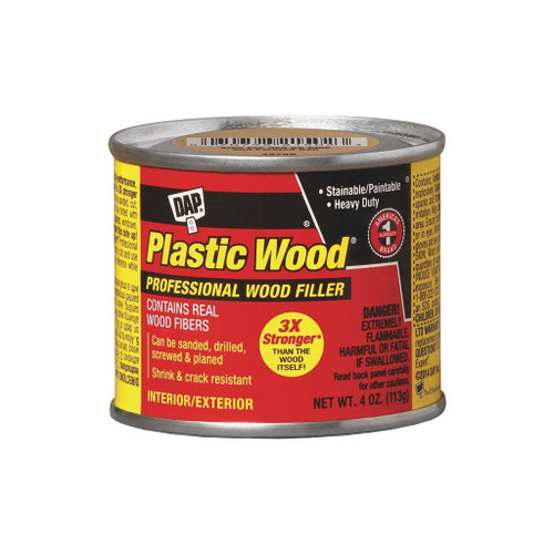 Dap Plastic Wood Solvent Professional Wood Filler, Light Oak