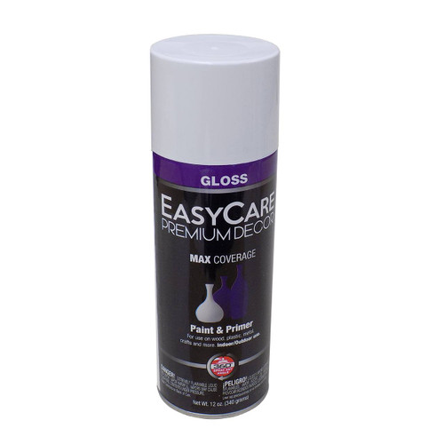 Premium Decor Enamel Spray Paint, White, Gloss