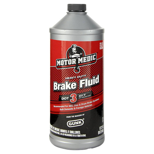 Gunk Heavy-duty Brake Fluid, 32 oz.