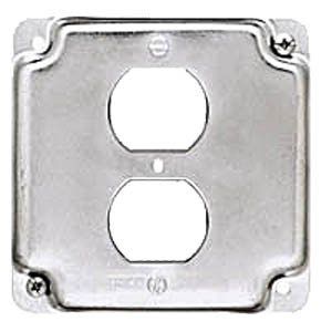 Raco Receptacle Cover, Receptacle Sq. Raised