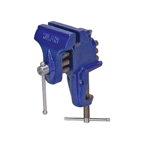 Columbian Light Duty Bench Vise with Clamp-On Stationary Base