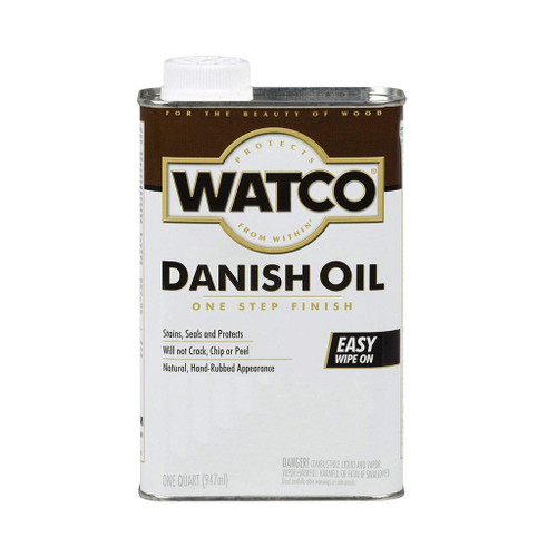 Watco Danish Oil Stain & Finish, Dark Walnut, Gal.