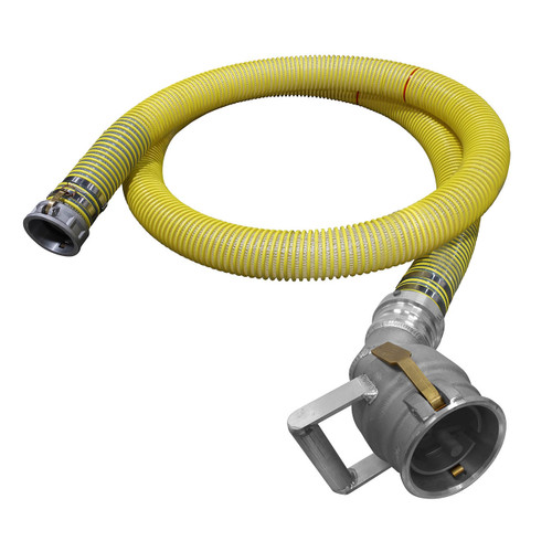 Kanaflex ST 120 UACVR 4 in. Vapor Recovery Hose Assemblies w/ Part C Female Coupler x Swivel 45° CPP Ends