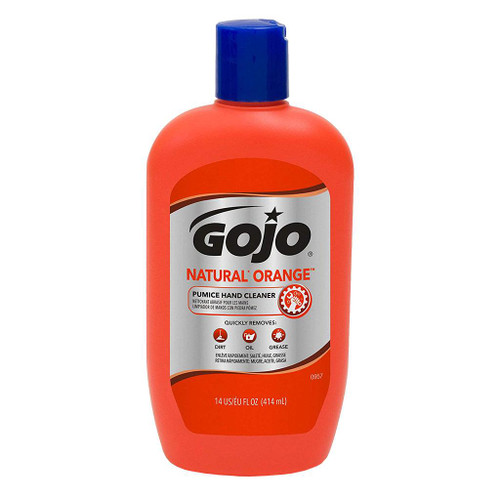 Go-Jo Natural Orange Pumice Hand Cleaner, 14 oz.