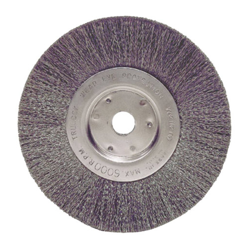 Weiler 6" Fine Wire Wheel, 1/2"-5/8" Arbor