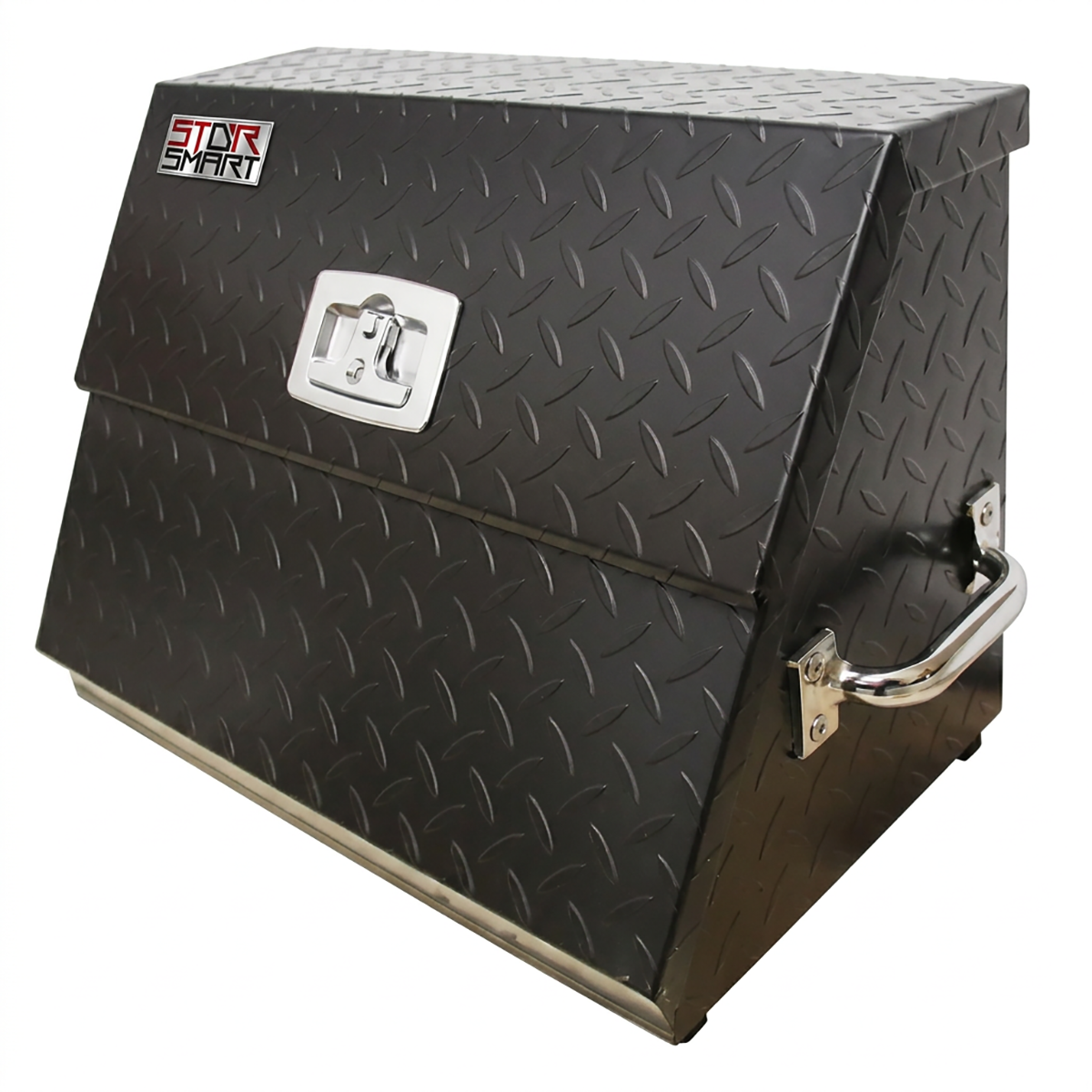StorSmart Steel Wedge Truck Tool Box - 23" Wide, Heavy Treadplate Design