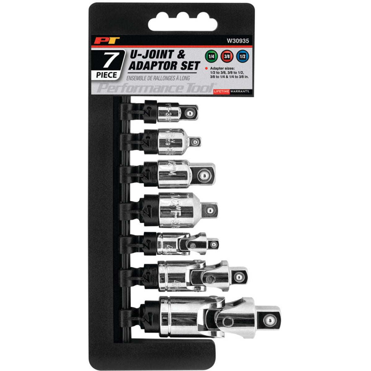 U JOINT AND ADAPTER SET - 7PC