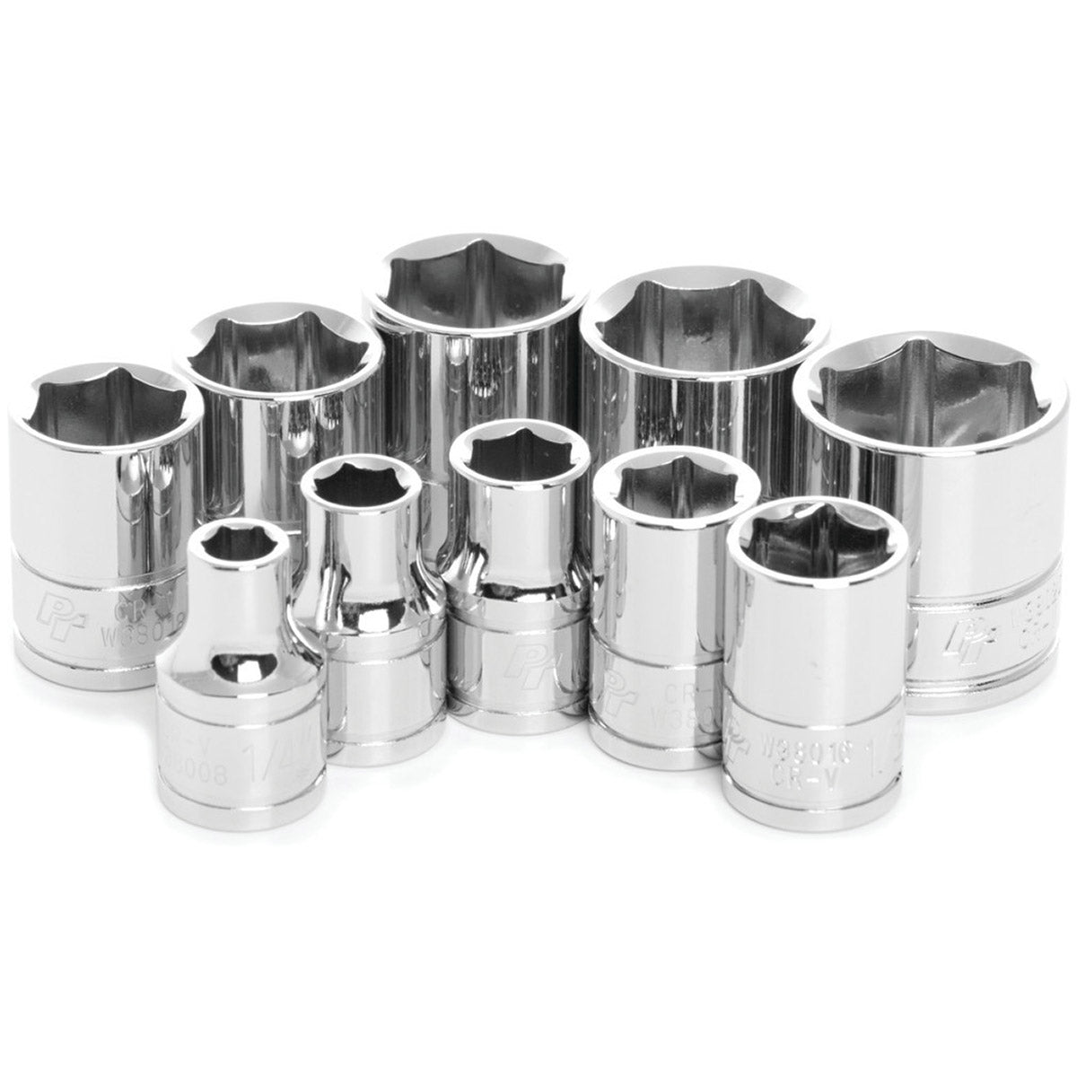 X 6 POINT STANDARD IMPACT SOCKET - 3/8 INCH DRIVE