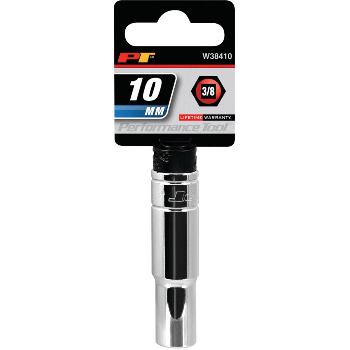 10MM X 6 POINT DEEP WELL IMPACT SOCKET - 3/8 INCH DRIVE