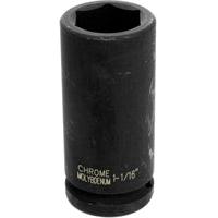 1-1/16 INCH X 6 POINT DEEP WELL IMPACT SOCKET - 3/4 INCH DRIVE