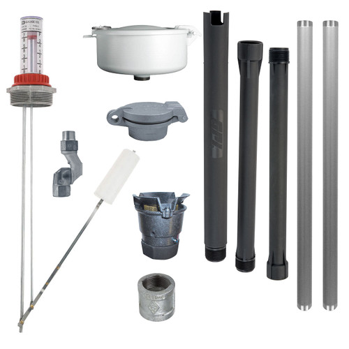 Farm Tank Gasoline Vent Kit w/ 3/4 in. Swivel 550 Gal. x 48 in. Tank