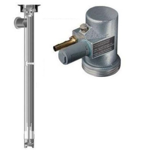 Flux 427S FDA Compliant Sanitary Pumps w/ F4161 Explosion-Proof Air Motor Without Valve - 47 in. Tube