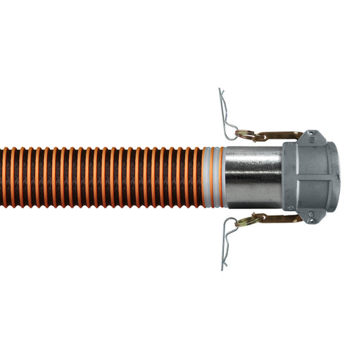 Kuriyama Tigerdrop NDH Black Fuel 4 in. Drop Hose Assemblies w/ Part C Female Couplers