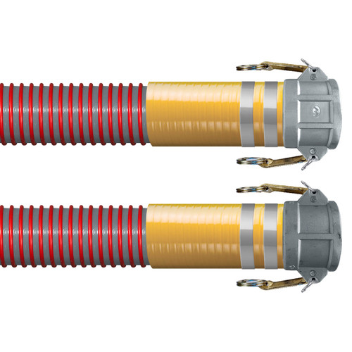 Kuriyama Tigervapor 3 in. x 4 in. Heavy Duty Vapor Recovery Hose Assemblies w/ Part C Female Coupler x CV Ends