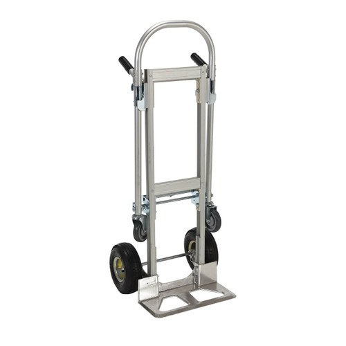 Vestil ALUM-CONV Aluminum Convertible Hand Truck, 20-1/2 in. W x 51-1/2 in. H
