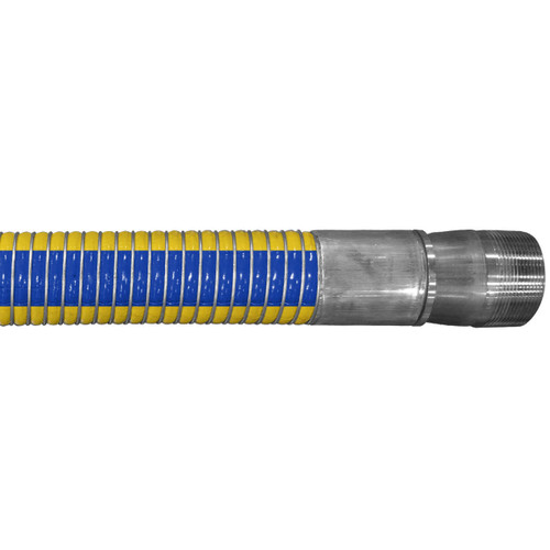 U.S. Hose Chemiflex 2 in. Composite Hose w/ Stainless Male NPT Ends