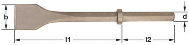 Chisel, Pneumatic 3", 18"OAL - Non-Sparking, Non-Magnetic C-9A