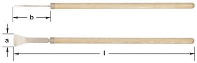 Scraper, Rust 3" Blade 39-1/4"L - Non-Sparking, Non-Magnetic 8604