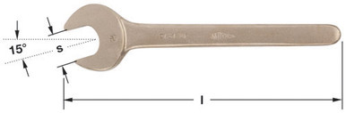 Wrench, Open End 55mm - Non-Sparking, Non-Magnetic 0176