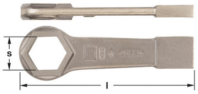 Wrench, Strike 6pt Box 2-3/16" - Non-Sparking, Non-Magnetic WS-1813