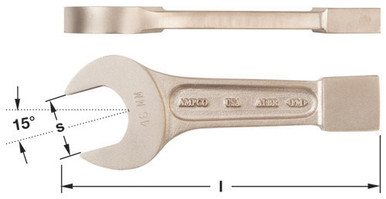 Wrench, Striking Open 3/4" - Non-Sparking, Non-Magnetic WSO-3/4