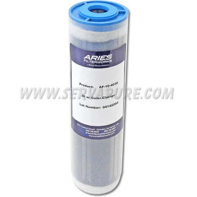 Aries Filter Works AF-10-4030 3.0'' x 10'' Color Changing High Purity Deionizat